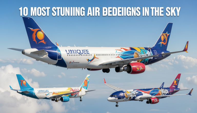 Unique Airline Liveries: 10 Most Stunning Airplane Designs in the Sky